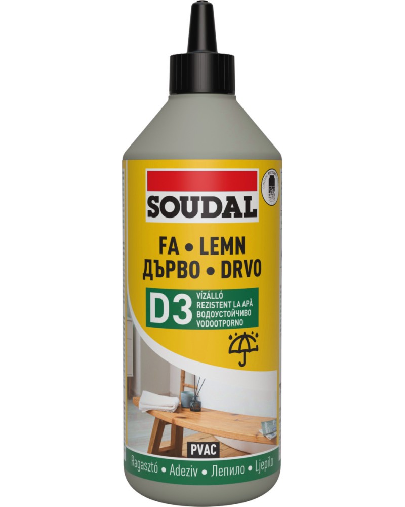 ������ �� ����� Soudal 65� D3 - 750 g - 