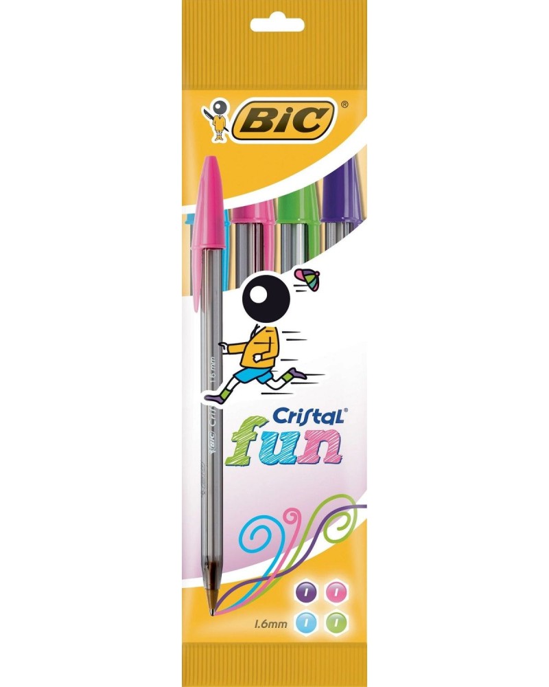  BIC Cristal Fun 1.6 mm - 4  - 