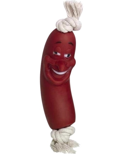 Въжена играчка за кучета Nobby Sausage Въжена играчка за кучета Nobby Sausage - С дължина 18 cm, от серията Classic - играчка