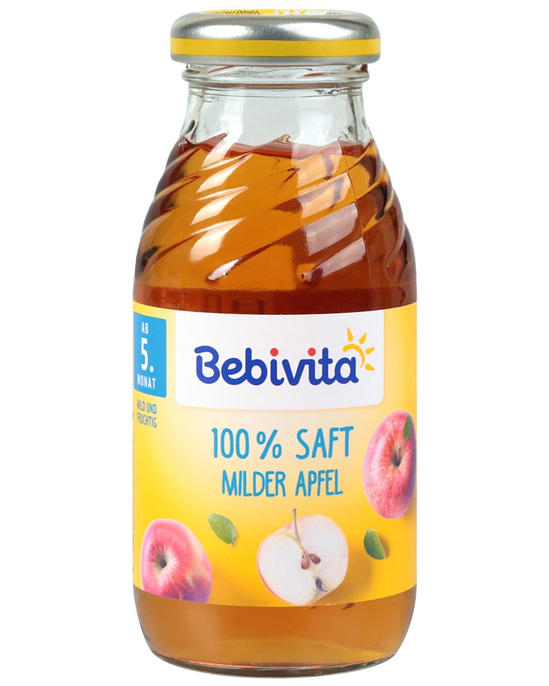 Сок от ябълка Bebivita - 250 и 500 ml, за 4+ месеца - продукт