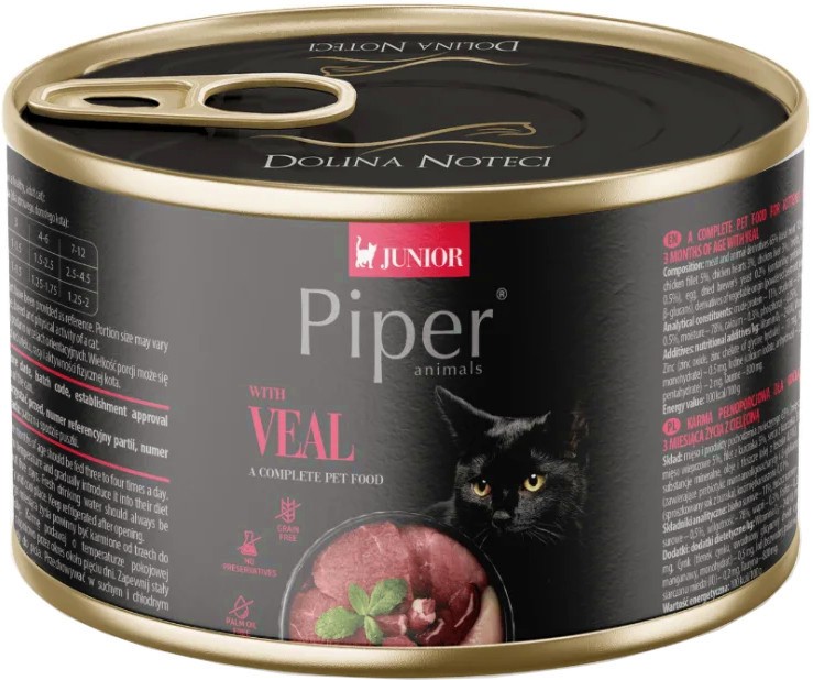    Piper Junior - 400  12 x 185 g,  ,   - 