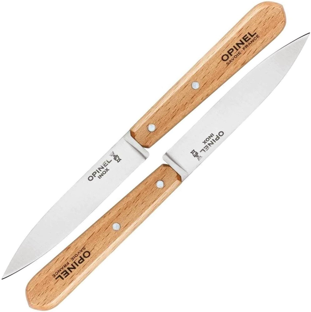 Кухненски ножове Opinel Essentiels Natural Кухненски ножове Opinel Essentiels Natural - 2 броя от серията Inox -