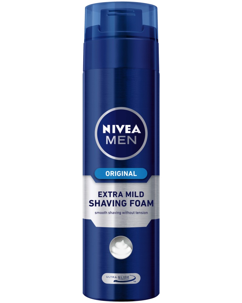 Nivea Men Original Extra Mild Shaving Foam -      Men Original - 