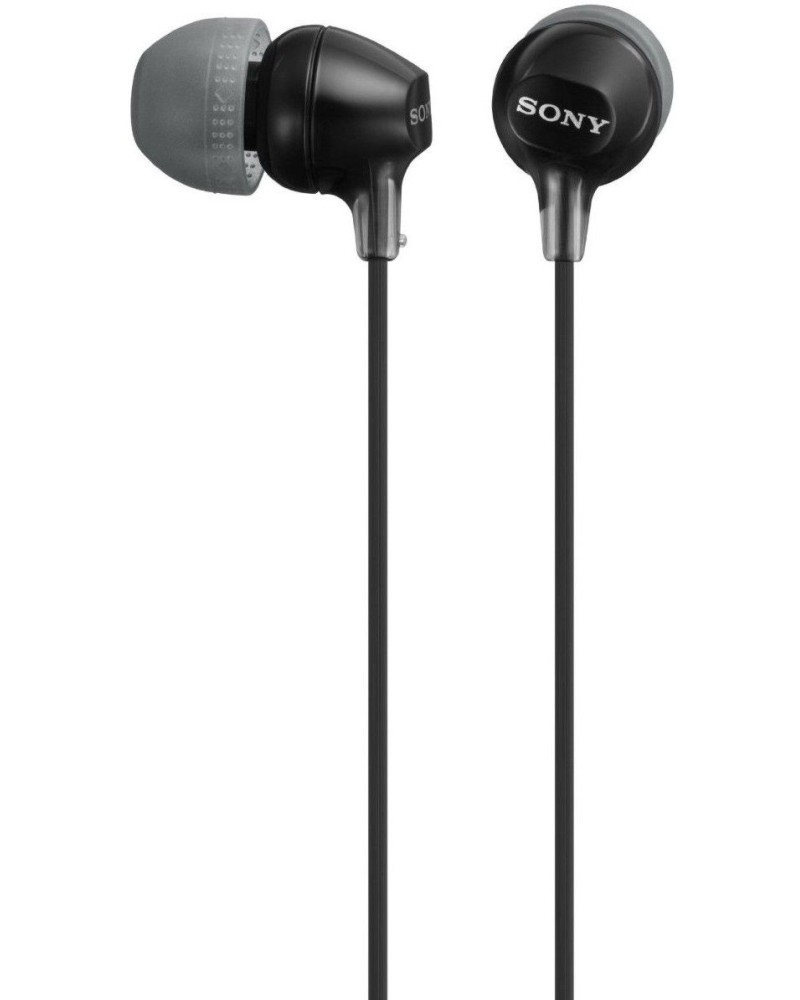 Слушалки тапи Sony MDR-EX15LP Слушалки тапи Sony MDR-EX15LP - С кабел с дължина 1.2 m и 3.5 mm жак -