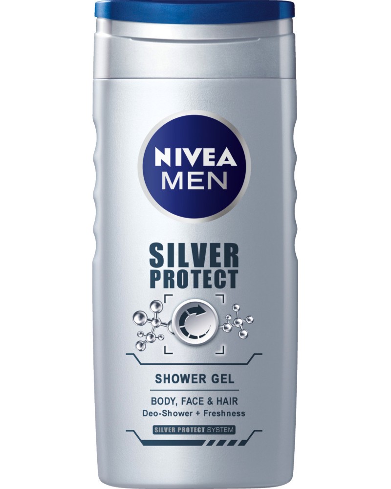 Nivea Men Silver Protect Shower Gel -      ,         "Silver Protect" -  