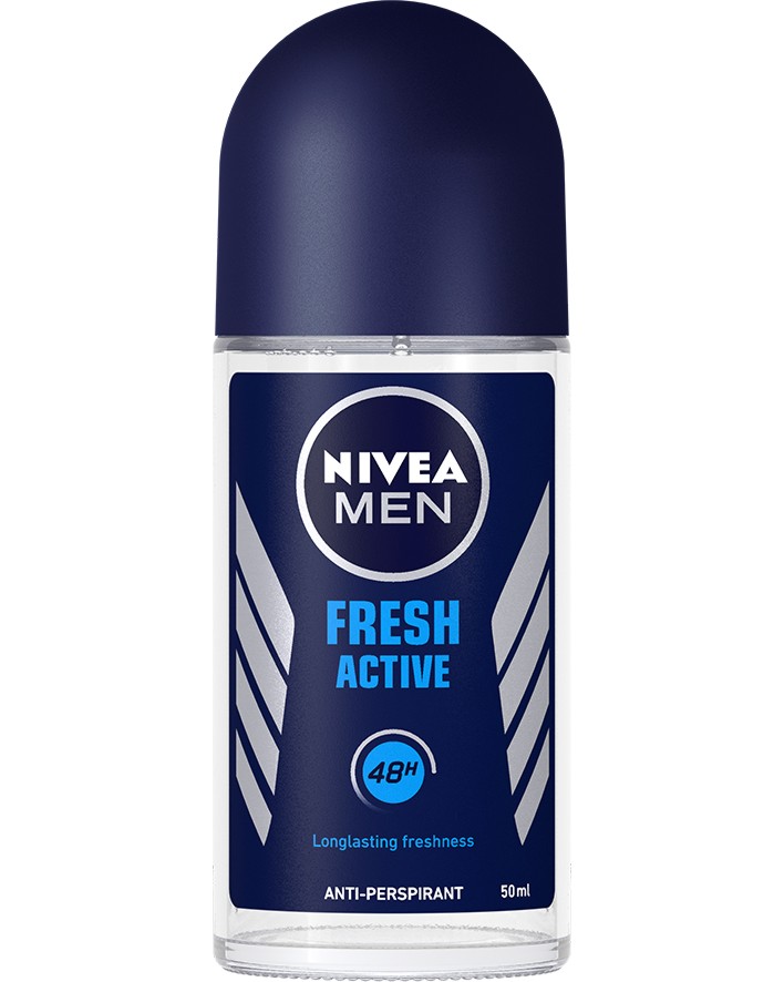 Nivea Men Fresh Active Anti-Perspirant Roll-On -        Fresh Active - 