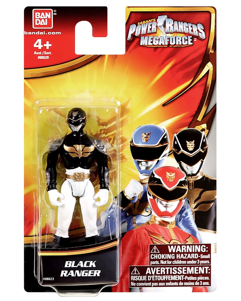   Bandai - Black Ranger -   Power Rangers Megaforce - 