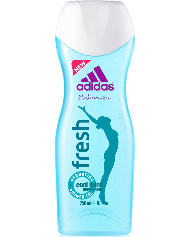 Adidas Womens Shower Gel - Fresh -          -  