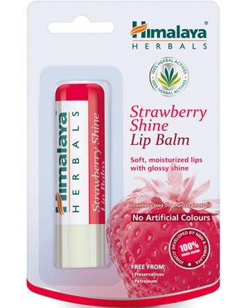 Himalaya Strawberry Shine Lip Balm -         - 