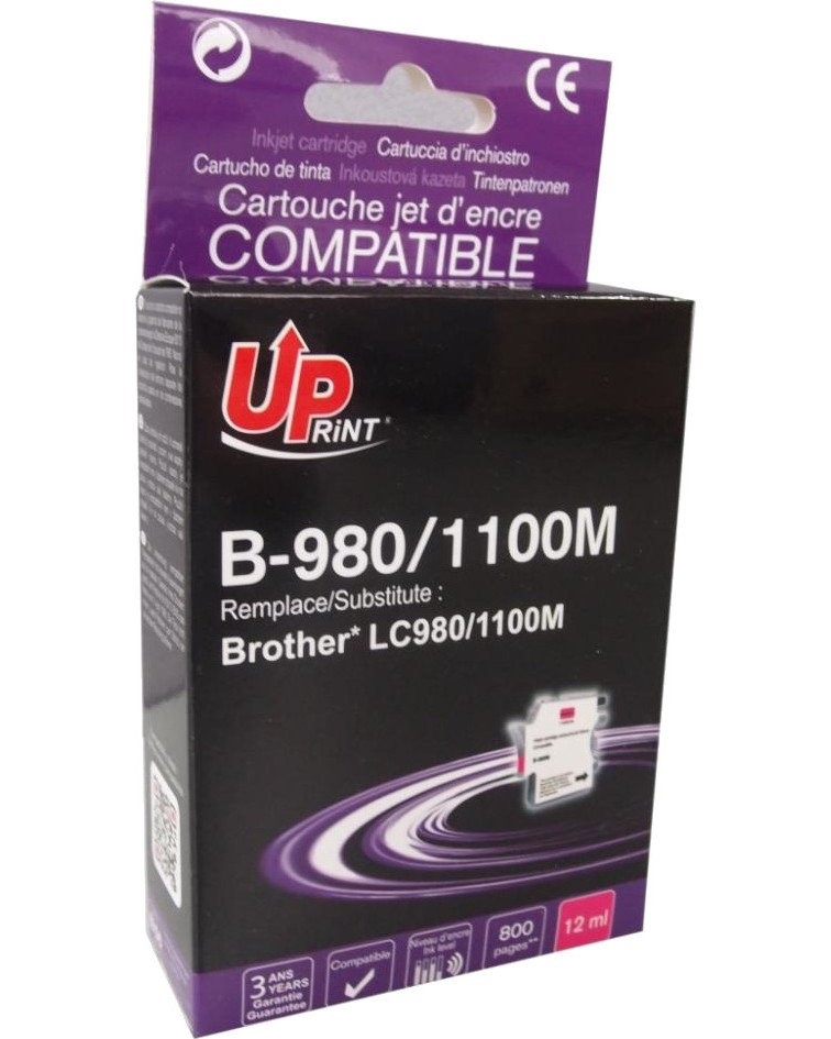 ������ � ������� �� ������� UPrint B-980 Magenta - 800 �������� - 