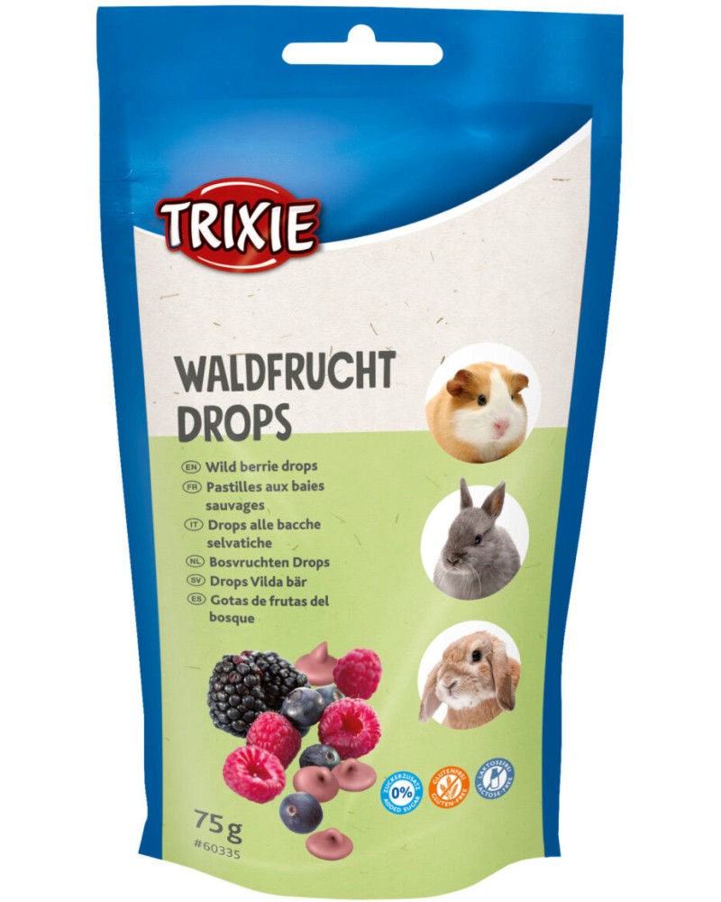 ��������� �� ������� � ������� Trixie Wild Berry Drops - 75 g, � ������ ������� � �������� - �����