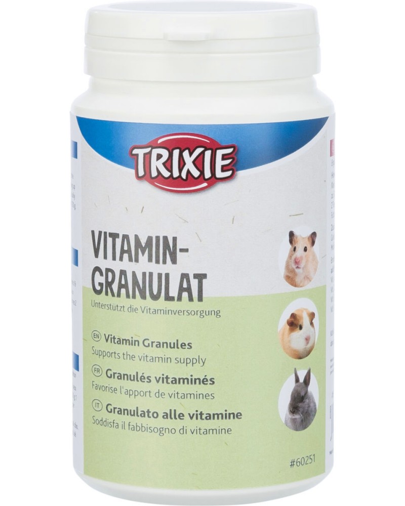 Витамини за зайчета и гризачи Trixie Vitamin Granules Витамини за зайчета и гризачи Trixie Vitamin Granules - 220 g - продукт