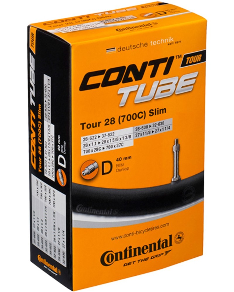 Вътрешна гума за велосипед Continental PV Tour - РАзмер 700 x 28C/37C - 