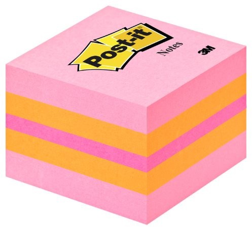 Самозалепващи листчета Post-it - Розово и оранжево Самозалепващи листчета Post-it - Розово и оранжево - 400 листчета с размери 5.1 x 5.1 cm -