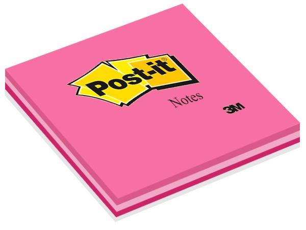 ������������� �������� Post-it - ����� - 100 �������� � ������� 7.6 x 7.6 cm - 
