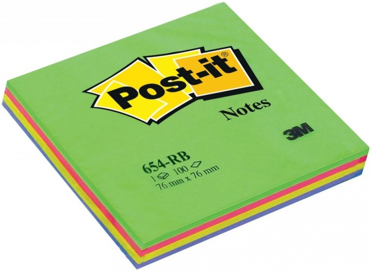 Самозалепващи листчета Post-it - Пролет Самозалепващи листчета Post-it - Пролет - 100 листчета с размери 7.6 x 7.6 cm -
