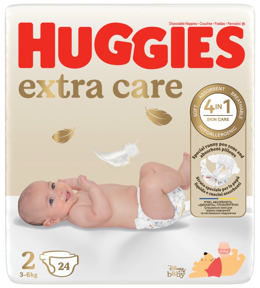  Huggies Extra Care 2 - 24  58 ,   4-6 kg,     - 