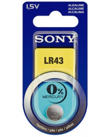 ������� ������� LR43 / SR43 - ������� 1.5 V - 1 ���� - �������