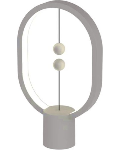 Настолна LED лампа DesignNest Heng Balance Lamp Ellipse Mini Plastic DH0098LG 3 W Настолна LED лампа DesignNest Heng Balance Lamp Ellipse Mini Plastic DH0098LG 3 W - 35 lm -