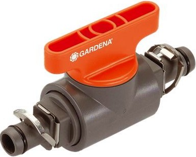 Спирателен кран ∅ 13 mm Gardena 08358-29 Спирателен кран ∅ 13 mm Gardena 08358-29 - За система Micro-Drip -