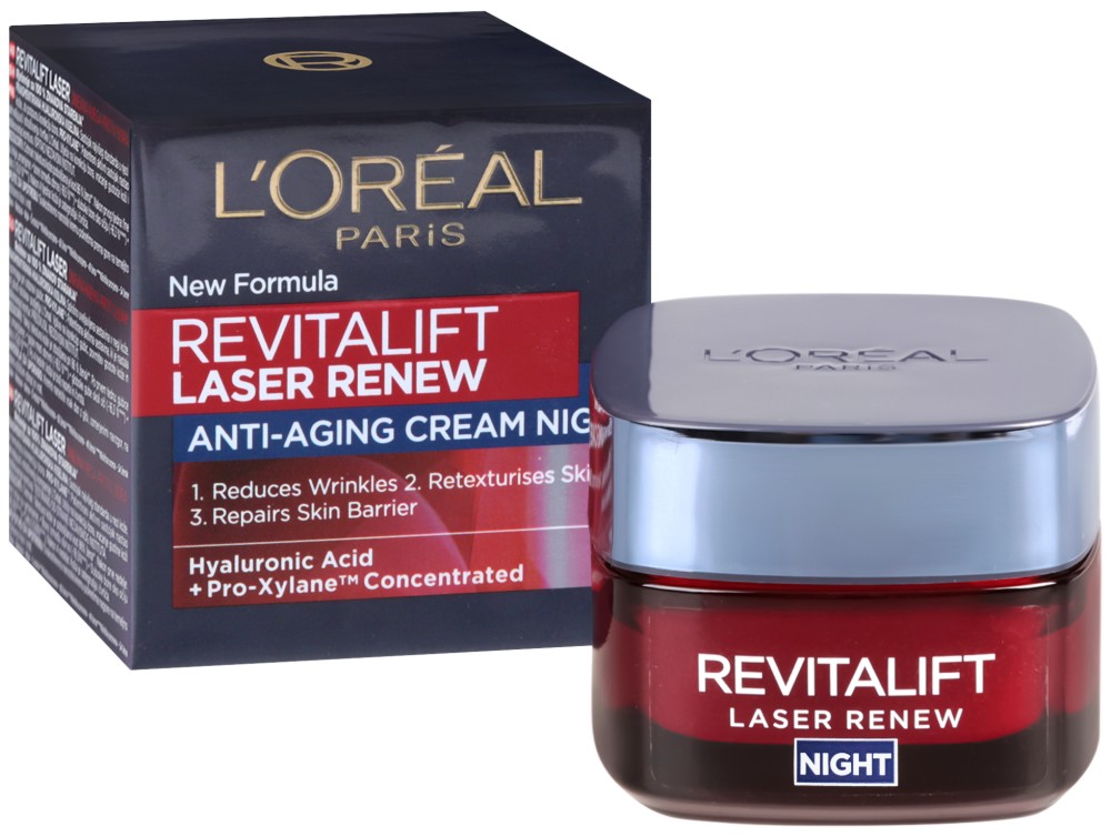 L'Oreal Revitalift Laser Renew Anti-Ageing Night Cream -       Revitalift Laser Renew - 