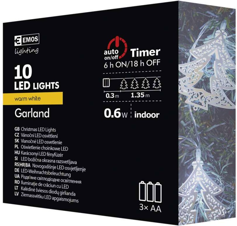  LED     Emos ZY1973 - 10  LED    1.35 m - 