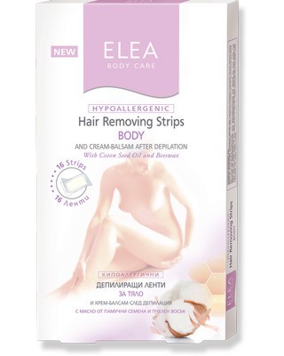Elea Hypoallergenic Hair Removing Strips Body - 16       - 