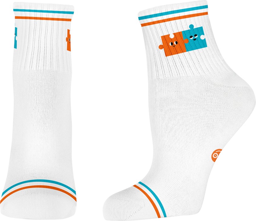������ Happy FOOTtopia Cotton Kids Socks - ������ 31-34, �� ������� College - �������