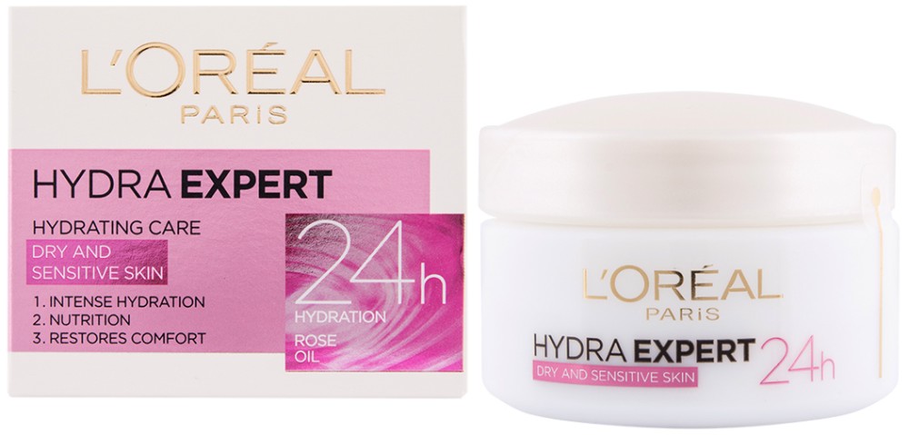 L'Oreal Hydra Expert Dry & Sensitive Skin Hydrating Care -          Hydra Expert - 