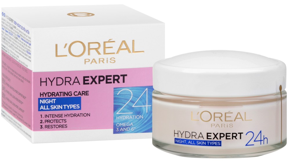 L'Oreal Hydra Expert Night Hydrating Care -      Hydra Expert - 