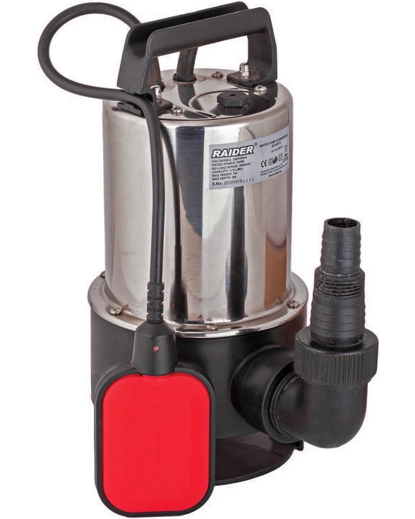 Водна помпа за мръсна вода Raider RD-WP12 - 