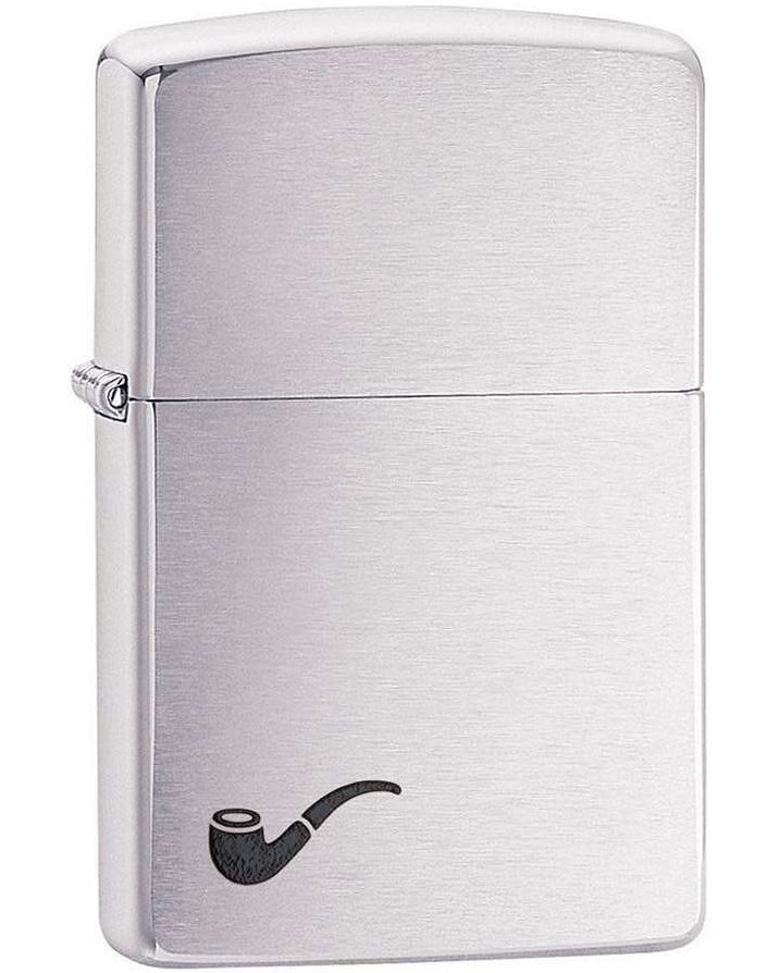 Ветроустойчива запалка за лула Zippo Pipe Brushed Chrome Ветроустойчива запалка за лула Zippo Pipe Brushed Chrome -