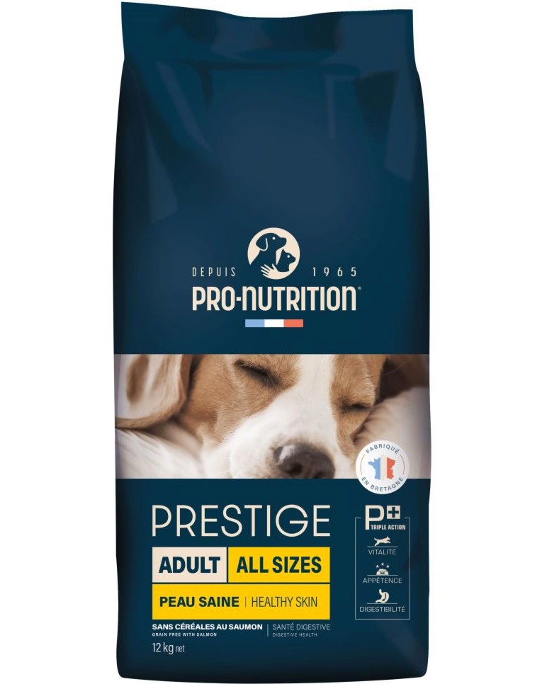          Pro-Nutrition Adult All Sizes Healthy Skin - 12 kg,  ,   Prestige Dog,   ,    2  80 kg - 