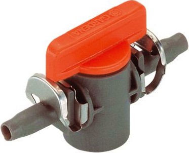 Спирателен кран ∅ 3/16" Gardena 08357-29 Спирателен кран ∅ 3/16" Gardena 08357-29 - За система Micro-Drip -