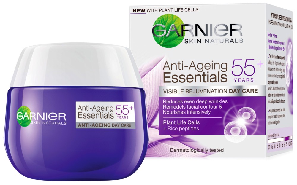Garnier Anti-Ageing Essentials Daily Care 55+ -       "Essentials" - 