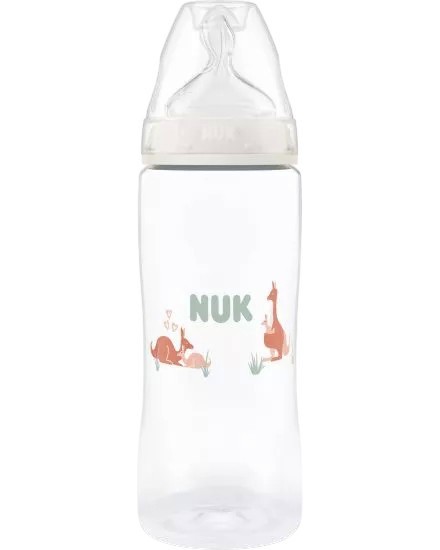 Бебешко шише NUK Temperature Control Бебешко шише NUK Temperature Control - 360 ml, от серията First Choice, 6-18 м - шише