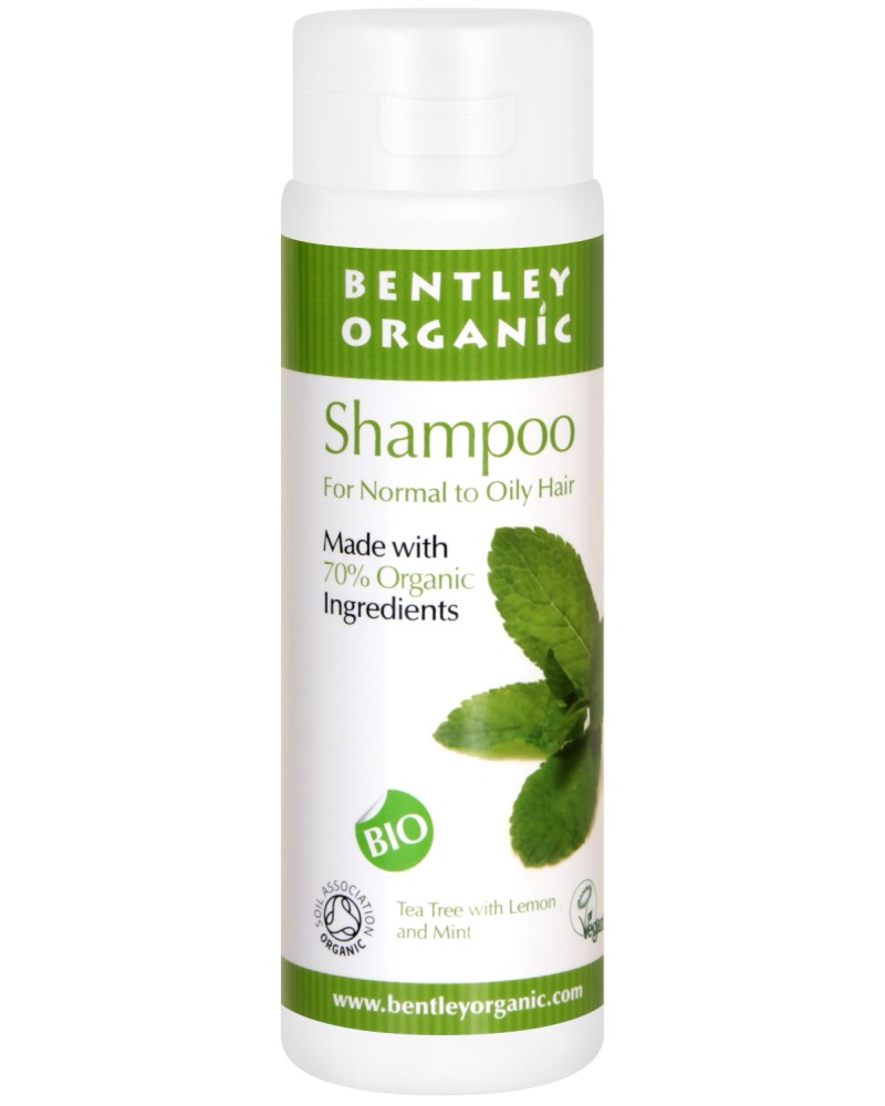 Bentley Organic Shampoo - Tea Tree With Lemon & Mint -         ,    - 