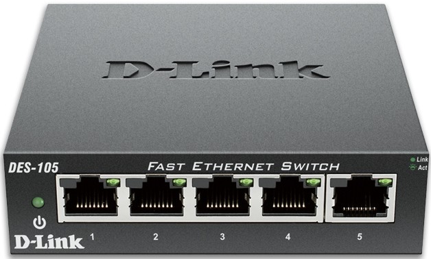  D-Link DES-105 - 5 , 1000 Mbps - 