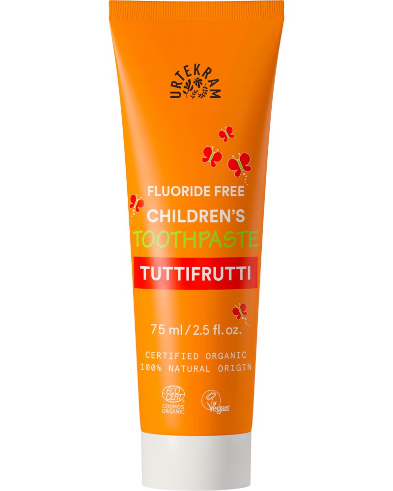 Urtekram Tuttifrutti Children's Toothpaste -       -   