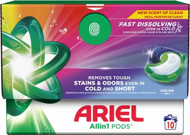     Ariel Color Arctic All in 1 Pods - 10  70  -  