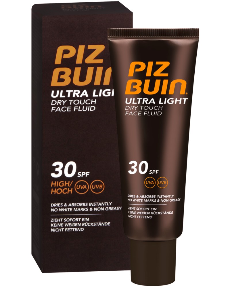 Piz Buin Ultra Light Dry Touch Face Fluid -     - 