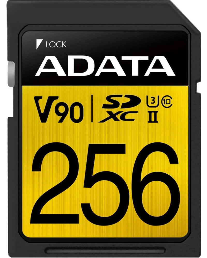 SDXC   256 GB ADATA Premier One - Class 10, UHS-II U3, V90 - 