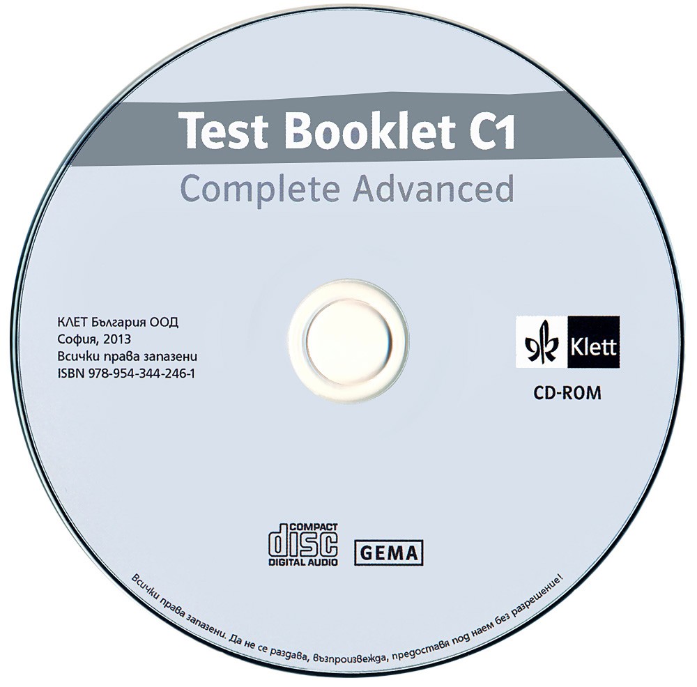 Test Booklet C1 - CD      - 
