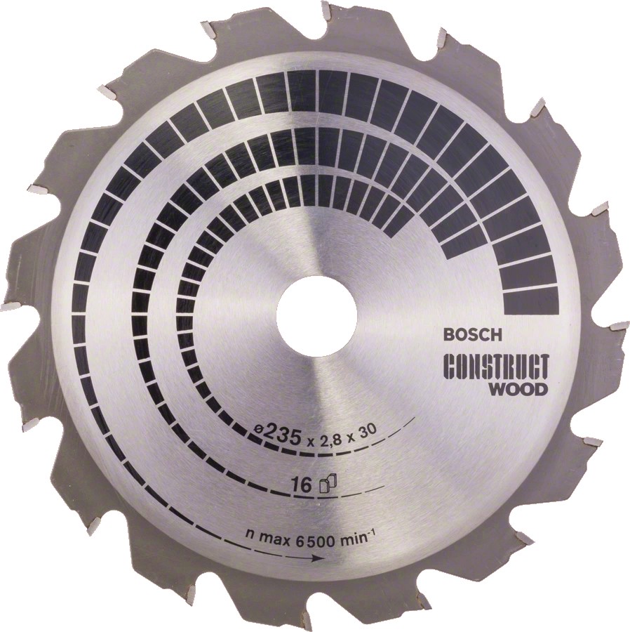     Bosch - ∅ 235 / 30 / 1.8 mm  16    Construct Wood - 