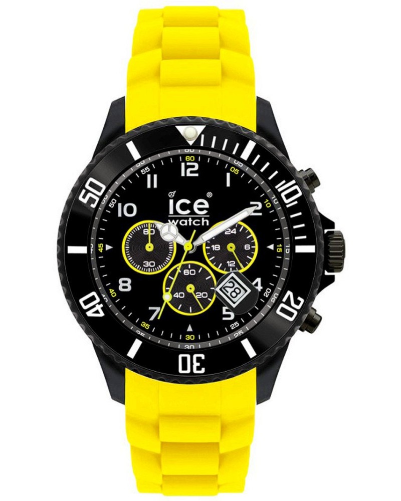  Ice Watch - Chrono - Black Sili Yellow CH.BY.B.S.10 -   "Chrono" - 