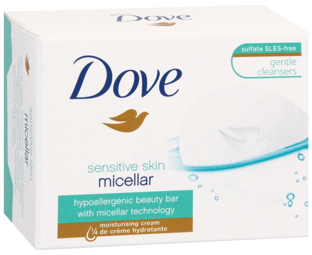Dove Sensitive Skin Micellar Beauty Bar -        Pure & Sensitive - 
