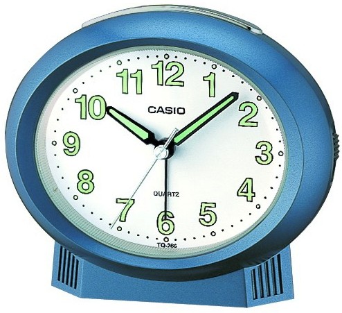 Настолен часовник Casio - TQ-266-2EF - От серията "Wake Up Timer" - 