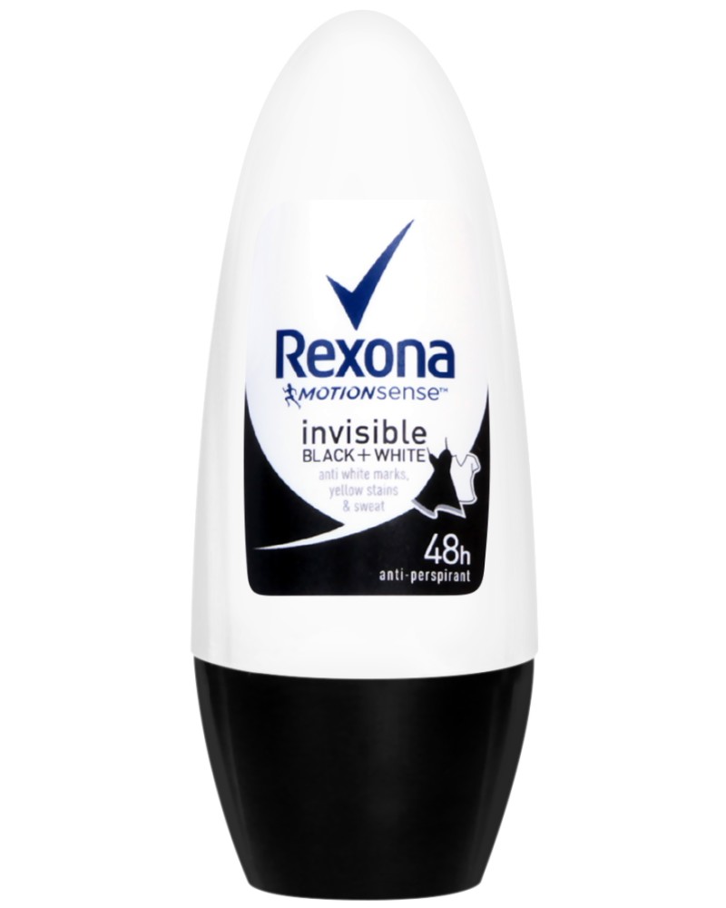 Rexona Invisible Black + White Anti-Perspirant -     - 