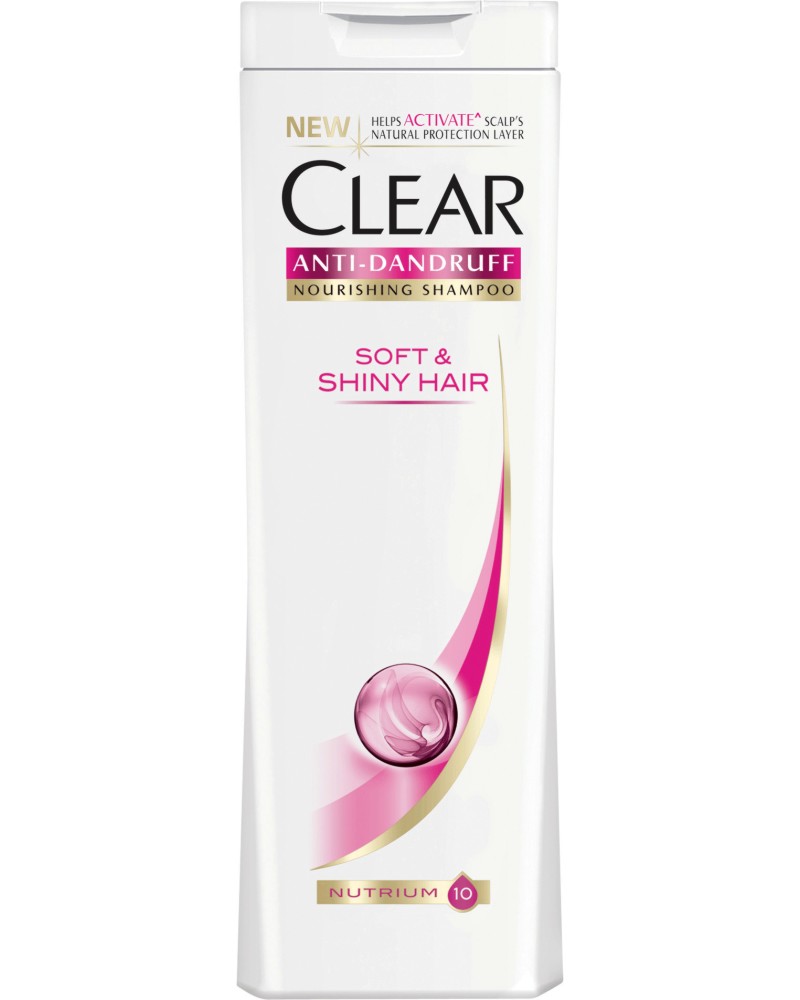 Clear Anti-Dandruff Soft & Shiny Hair Shampoo -     - 