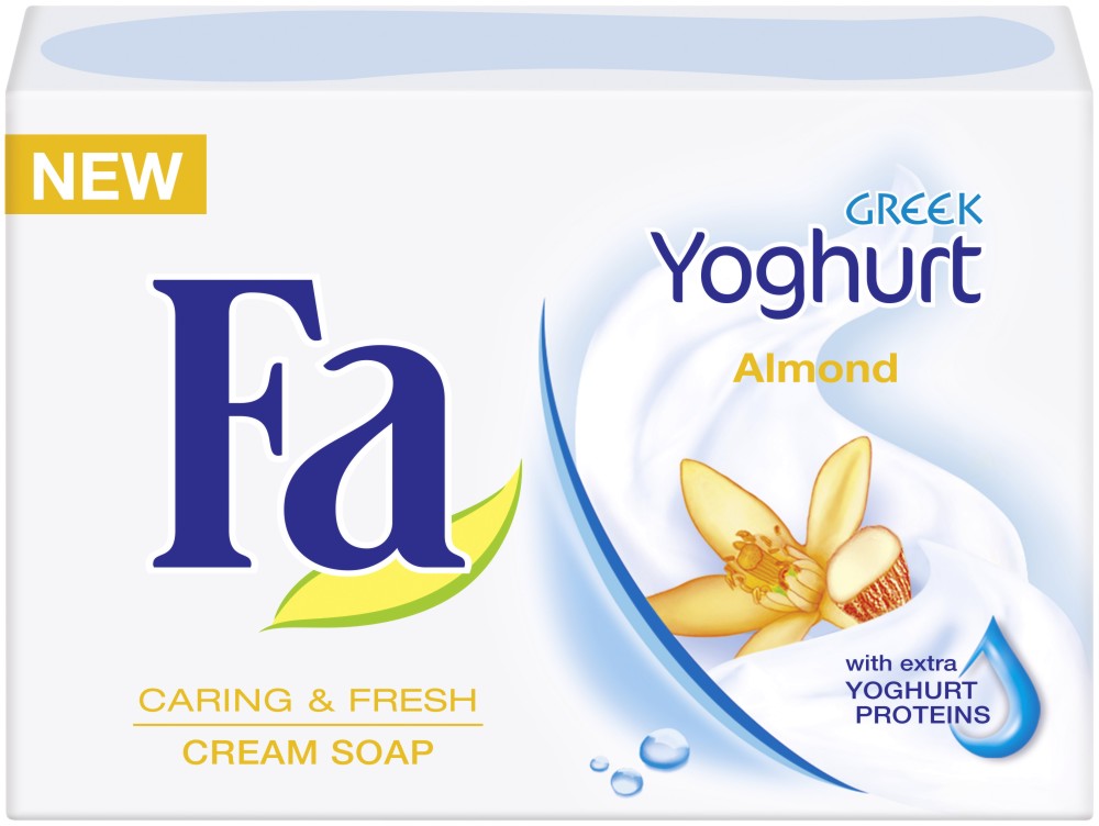 Fa Greek Yoghurt Almond Cream Soap -         "Yoghurt" - 